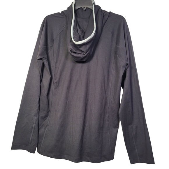 FILA Ladies' Funnel Neck Moisture Wicking Active Training Hoodie Black X-Large - Picture 6 of 10